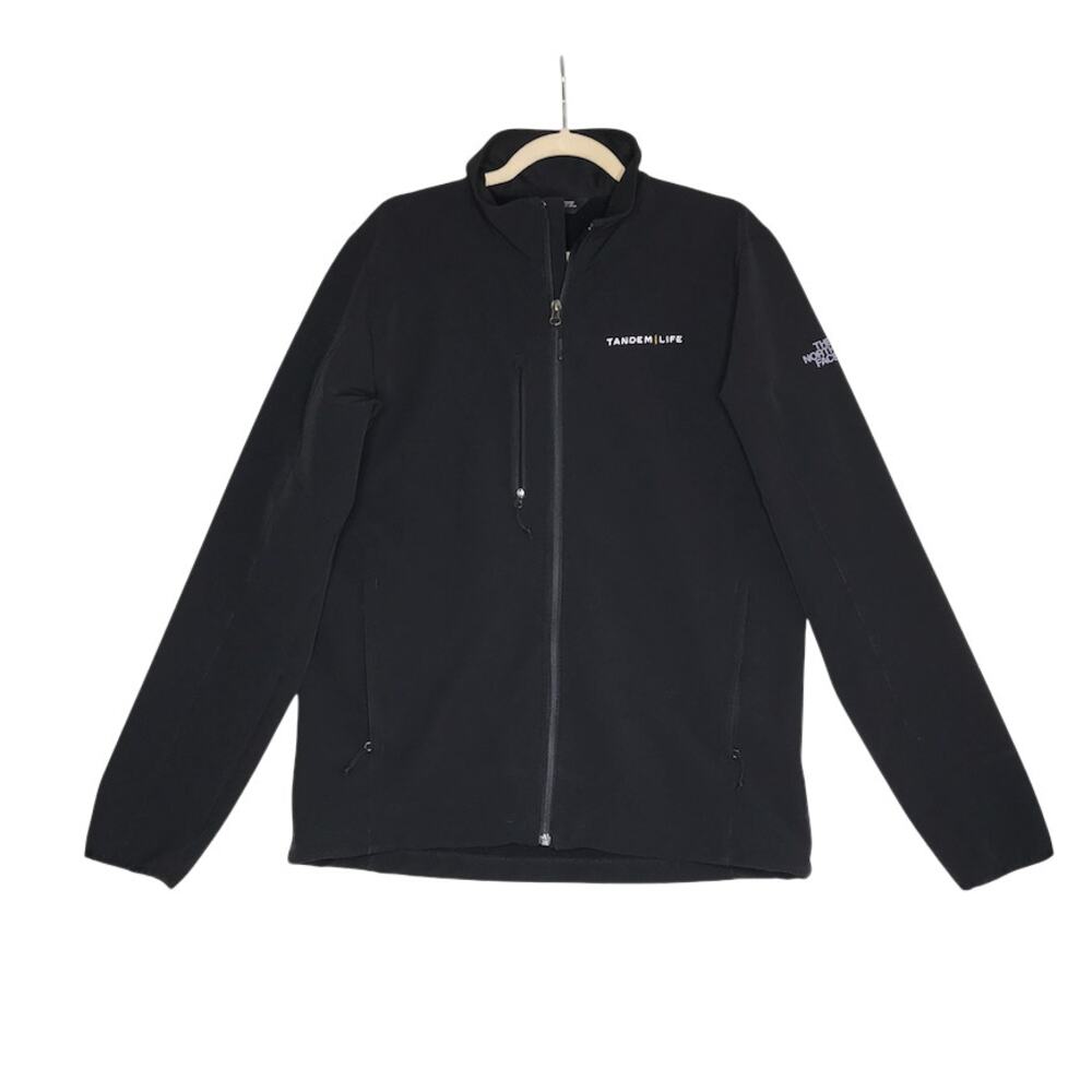 THE NORTH FACE Windwall Full Zip Jacket Men M Black Tandem/Life Everyday Travel